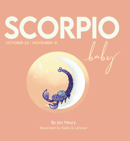 Scorpio zodiac baby book - Gunner & Gabby 