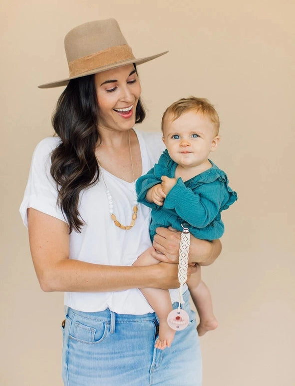 The Harrison Teething Necklace - Moonstone