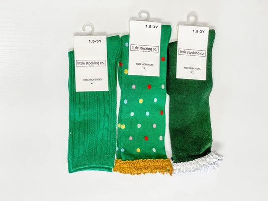 Green Collection Knee High Socks
